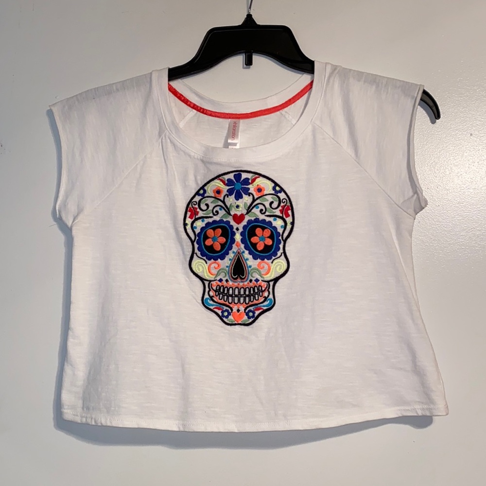 Sugar Skull Crop Top